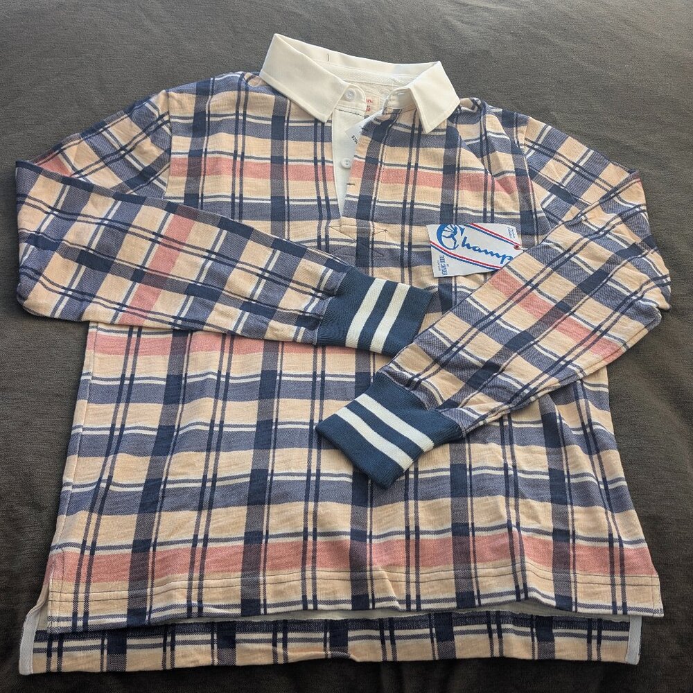 Todd Snyder x Champion Flannel Rugby Polo
